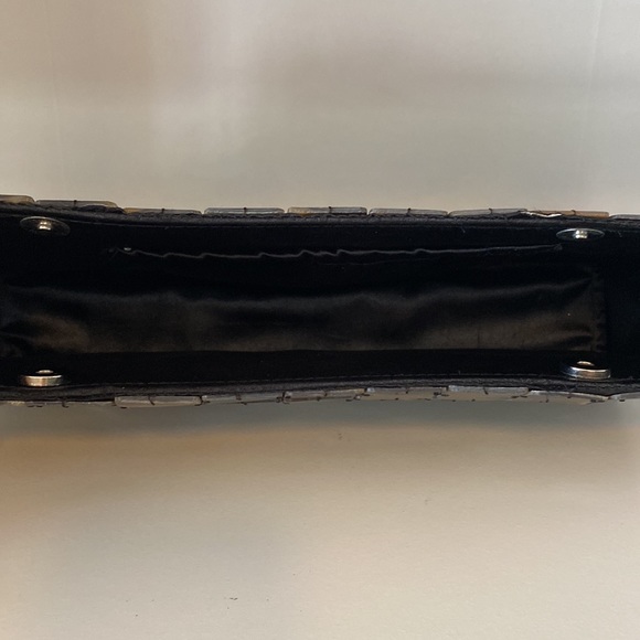 Vintage tortoise like square shell clutch - Picture 5 of 6